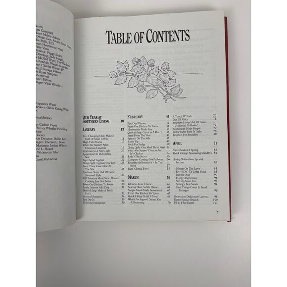 Southern Living 1995 Annual Recipes Book Vintage Entertaining Ideas Tips - Picture 4 of 6